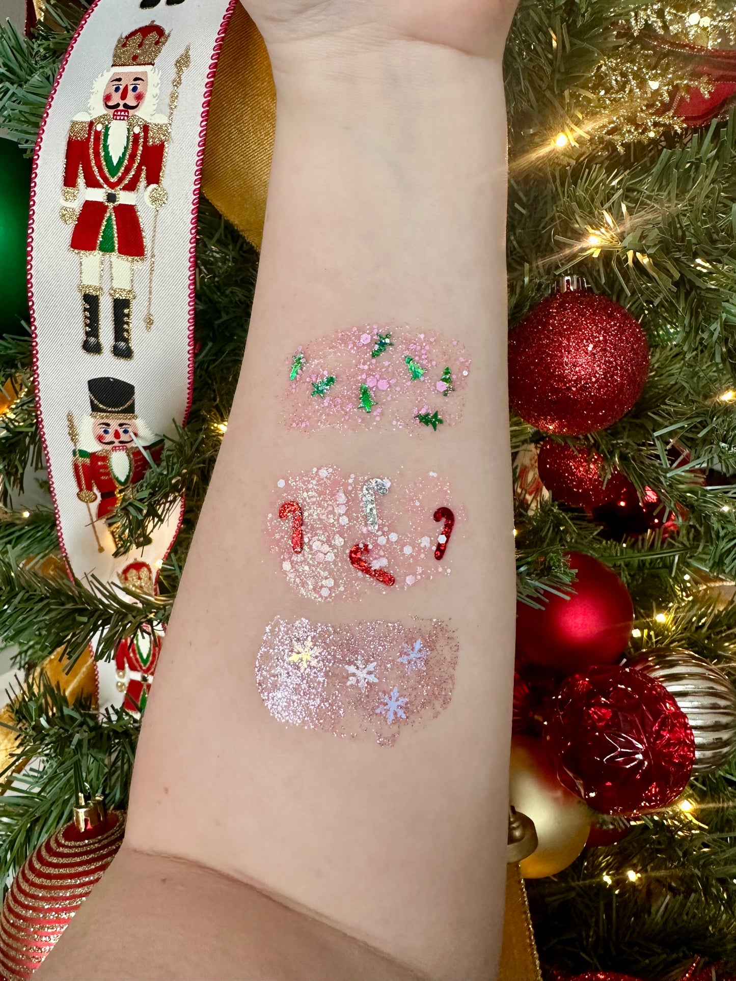 $1 Glitter Sale Mixes — Pink Christmas