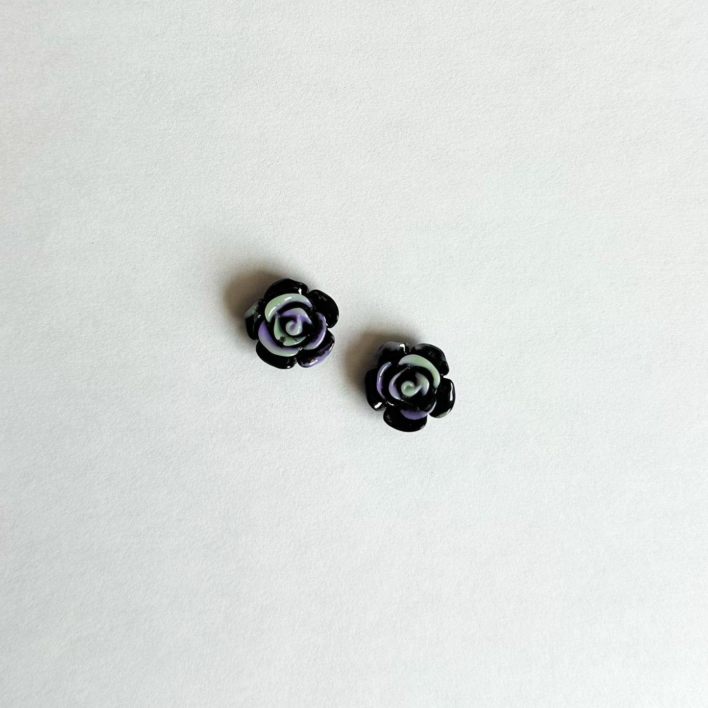 Beetle Rose Earrings