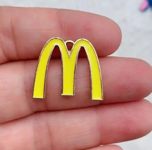 Golden Arches Enamel Earrings