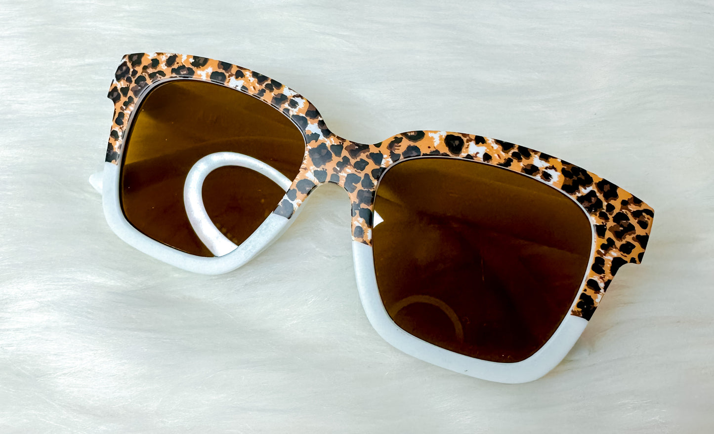 Kids Leopard Color Block Sunnies